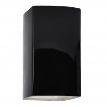 Justice Design Group CER-0955-BKMT-LED2-2000 - Large LED Rectangle - Open Top & Bottom