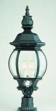 Trans Globe 4062 WH - 4LT LRG POST MOUNT-OUTD-BEVELE